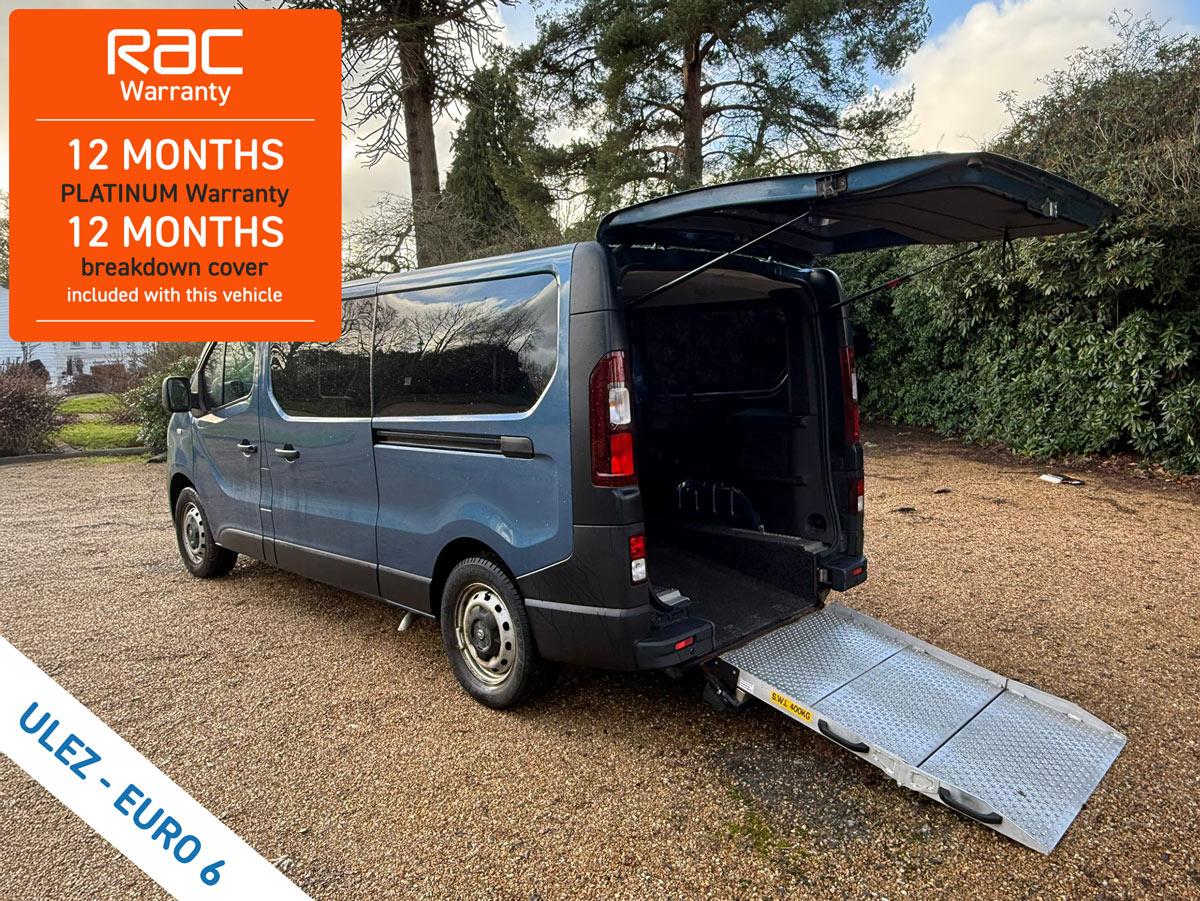 Vauxhall Vivaro 1.6 CDTi 2900 BiTurbo ecoFLEX Combi Van Double Cab 5dr Diesel Manual L2 H1 Euro 6 (s/s) (4 Seat) (95 ps)